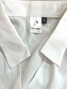 Formal White Button-Up Shirt