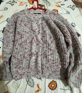 Cozy Speckled Knit Sweater