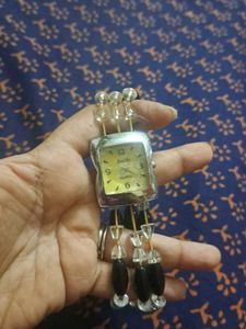 Stylish Beaded Bracelet Watch