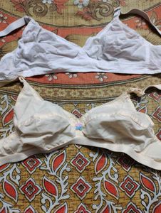 Comfortable Cotton Bras - Pack of 2