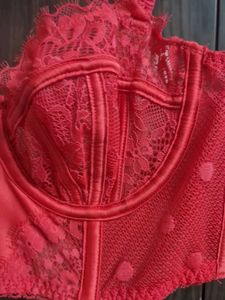 marks and spencer  Vibrant Red Lace Bra