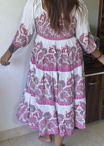 Boho Paisley Tiered Maxi Dress