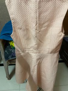 Imported Fabric Peach Dress