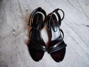 Black Heel Sandal.