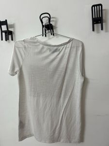 White "Less Is More" Graphic T-Shirt
