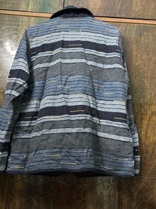 Striped Zip-Up Jacket