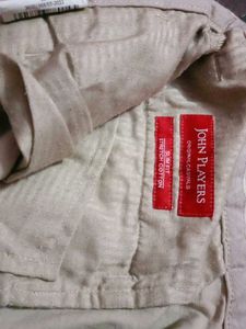 Beige Casual Pants