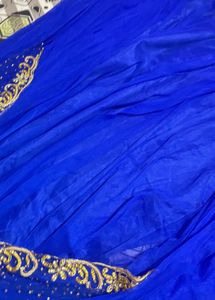 Royal Blue Embellished Gown