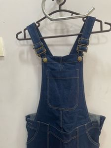 Denim Pinafore Dress