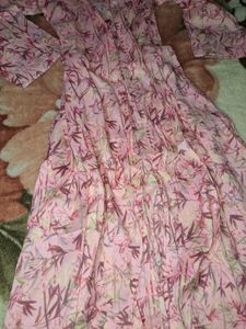 Pink Botanical Shrug coat