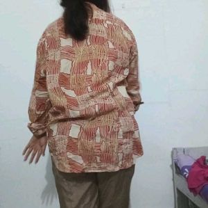 Stylish Printed Button-Up Shirt