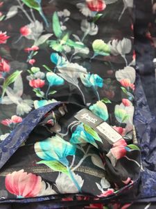 Soch Floral Print Saree - New with Tags