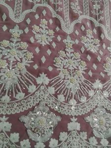 Pakistani beads work suit