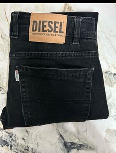 Men's Diesel Black Jeans