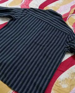 Striped Button-Down Shirt