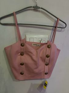 Pink Incense Crop Top
