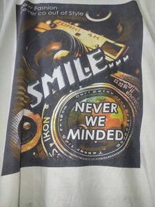 Light Yellow Men's Graphic T-shirt | 38 in