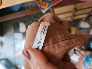Casual Brown Short Sleeve Shirt