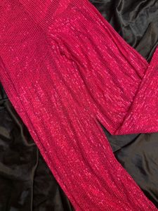 Sparkling Pink Sequin Pants-small/xs