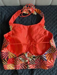 Navratri Patchwork Halter Neck blouse
