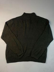 Chaps Men's Cable Knit Quarter Zip Sweater