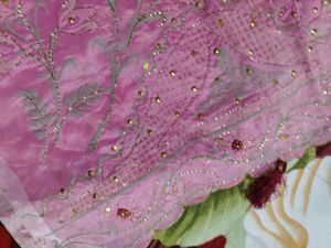 Beautiful Pink Embroidered Saree