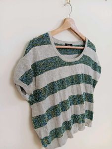 Striped Short Sleeve Top