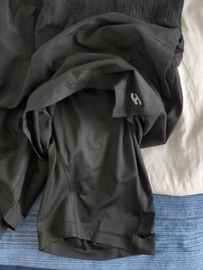 Azorte  Men's Black 2 in 1 Shorts Size 30