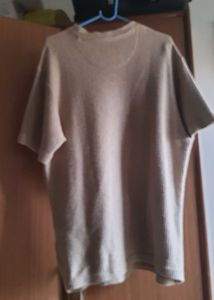 Men's Casual Beige T-Shirt