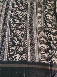 Elegant Grey Floral Saree.it is New Saree..