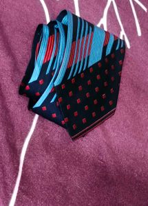 France Pure Silk Stylish Geometric Patterned Tie