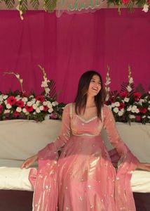 Beautiful Pink Ethnic Gown