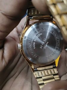 Vintage hmt Gold Tone Analog Watch