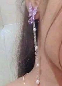 New Charming Purple Colour Butterfly Design