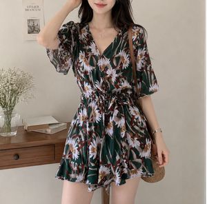 Floral Print Romper