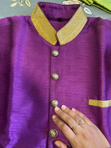 Purple Ethnic Kurta