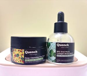 Quench Skincare Set - Clay Mask & Serum