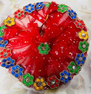 Laddu Gopal Fancy Dress Fabric Net