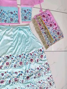 rajputi poshak Beautiful Lehenga Choli Set