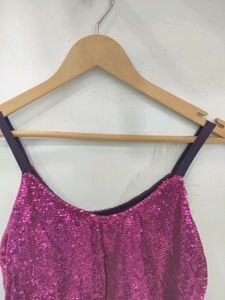 Beautiful party Wear Sequence Top Free Size Upto M