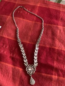 Rose Gold And Silver Necklace Set