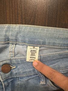 Light Wash Skinny Jeans
