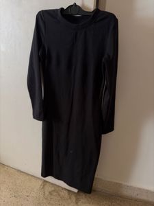 Classic Black Long Sleeve Dress