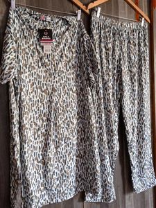 Cozy Printed co-ords set or night suit