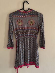 Boho Print Mini Dress