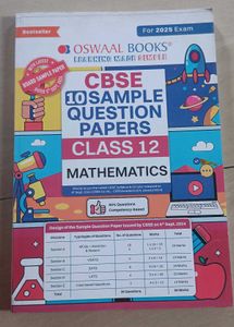 Oswaal CBSE Class 12 Sample Papers (3 Books)