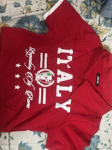 Stylish Red Graphic Tee