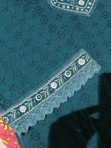 Elegant Green Chikankari Kurta