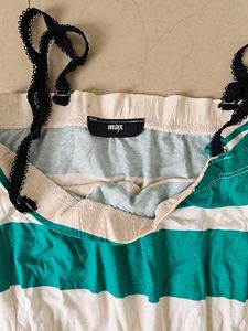 Striped Jumpsuit Romper