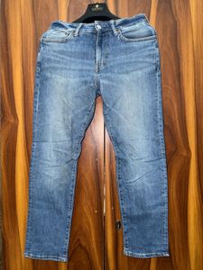 H&M Classic Blue Denim Jeans | Size-28inch Lengt-3